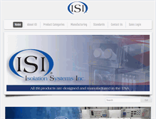 Tablet Screenshot of isolationsystemsinc.com